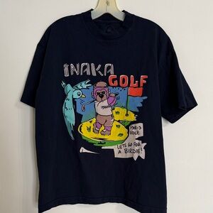 Inaka Power Navy Graphic Tee
